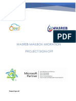 WASREB Sign-Off Document