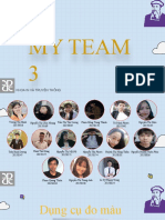 My Team 3: Khoa In Và Truyền Thông