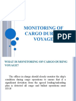 Monitoring of Cargo During Voyage