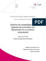 Sistema de Trazabilidad para Cadenas de Suministro Con Blockchain en Un Entorno Empresarial