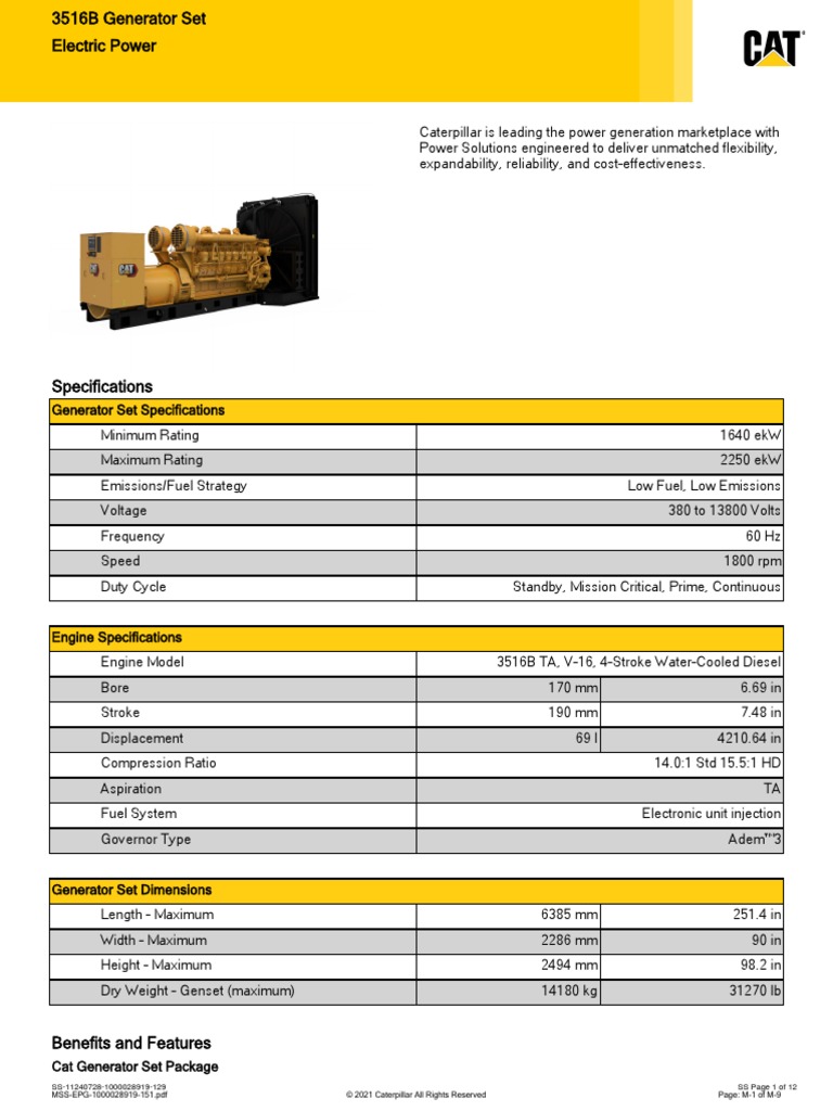 SS 11240728 1000028919 129 | PDF | Diesel Engine | Electric Generator