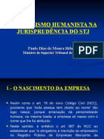 Capitalismo Humanista Na Jurisprudência Do STJ: Paulo Dias de Moura Ribeiro