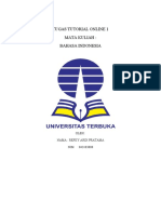 Tugas Tutorial Online 1 Mata Kuliah: Bahasa Indonesia: Oleh: Nama: Refky Ardi Pratama Nim: 043103808