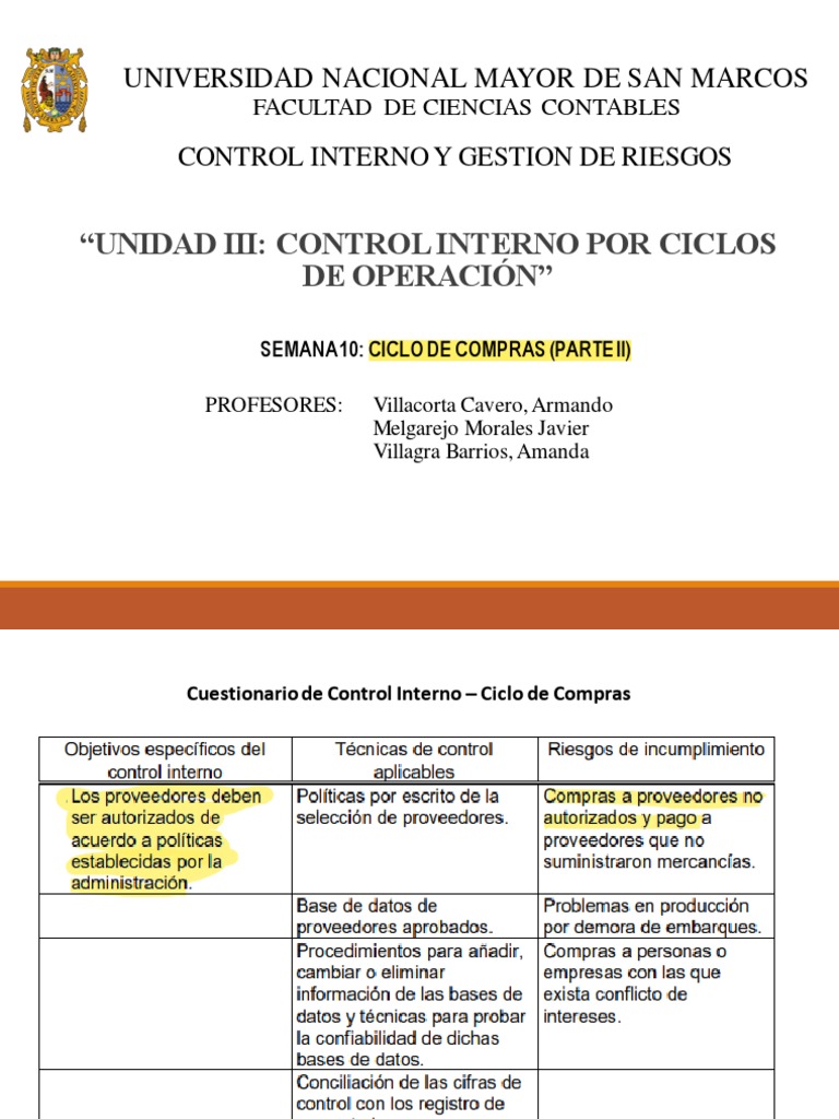 Control Interno en Ciclo de Compras | PDF | Informática