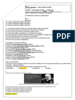 3 Ano - Retomada Segundo Trimestre - GABARITO