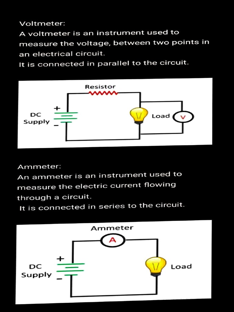 Voltmeter PDF Electrical Network Series And Parallel Circuits