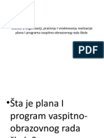 Učešče U Organizaciji, Praćenju I Vrednovanju Realizacije