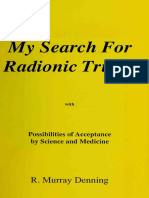 My Search For Radionic Truths by R. Murray Denning