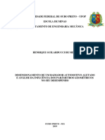 Universidade Federal de Ouro Preto - Ufop Escola de Minas Departamento de Engenharia Mecânica