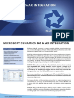 Microsoft Dynamics 365 & Ax Integration