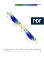 Nodal displacement in global Z for loadcase 2