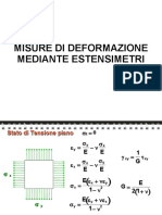 Misure Di Deformazione Mediante Estensimetri