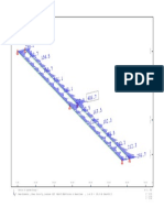 M 1: 302 XY Z Sector of System Group 1 Beam Elements, Shear Force Vy, Loadcase 1023 MAX-VY BEAM Forces in Beam Eleme, 1 CM 3D 200.0 KN (Max 406.7)