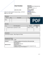 Proforma Invoice: Products