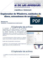 Semana 03 Explorador de Windows Unidades de Disco