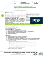 ÁREA: Desarrollo Personal y Social. DISCIPLINA: Orientación Educacional y Sociolaboral. CURSO: Tercero. FECHA: 03 Al 07 de Mayo