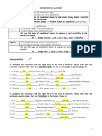 4 - Worksheet - CONDITIONAL CLAUSES