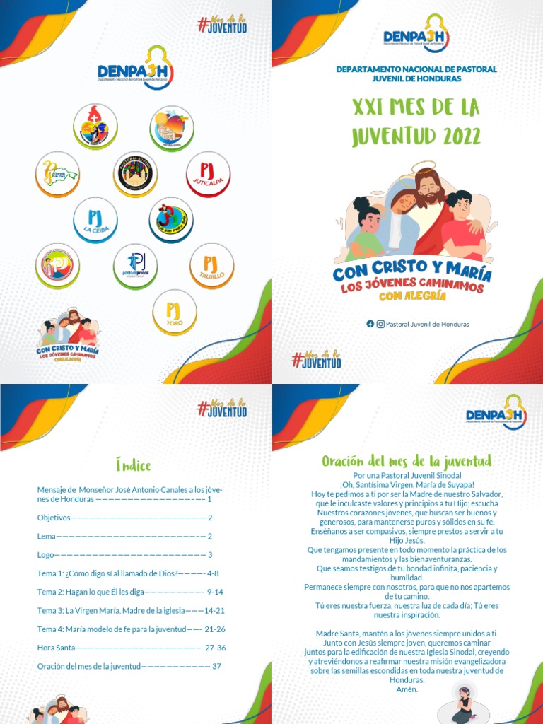 Departamento Nacional de Pastoral Juvenil de Honduras | PDF | María ...