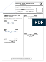 Examen Bimestral - Álgebra: Institución Educativa Privada "San Juan Bosco"