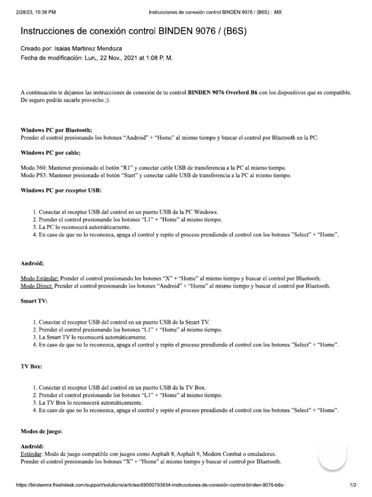 IPEGA Manual | PDF