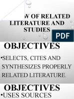 Review of Related Literature and Studies