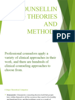 COUNSELLING THEORIES AND METHODS