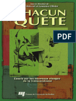 Yves Boisvert - Chacun Sa Quete - Essais Les Nouveaux Visages de Latranscendance - Presses de I Universite Du Quebec (2000)