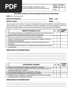 Evaluación Formativa Práctica Pedagógica