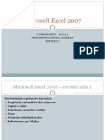 Aulas de Excel 2007-2010 - Aula 2