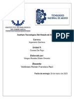 Control de flujo ingeniería química