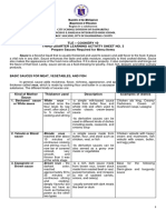 TLE - Cookery 10 Third Quarter Learning Activity Sheet No. 3 Prepare Sauces Required For Menu Items