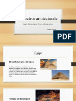 Obiective Arhitecturale: Egipt, Mesopotamia, Grecia Si Roma Antica