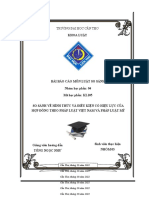 báo cáo TƯ PHÁP QUỐC TẾ