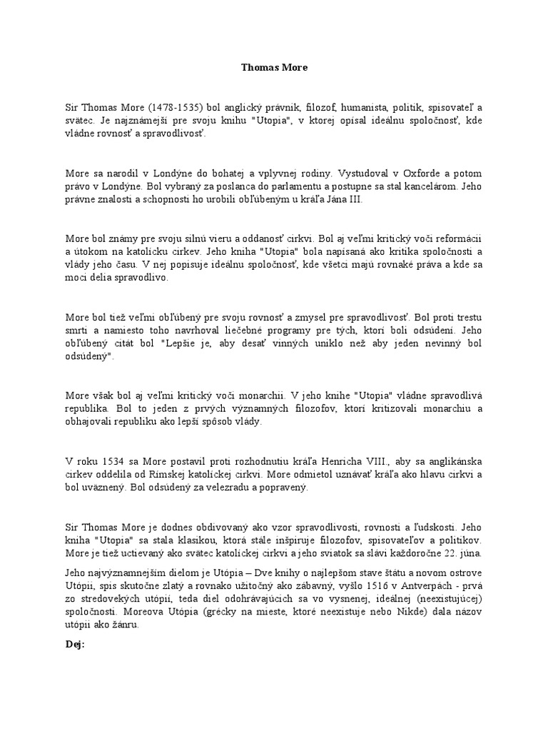Thomas More PDF