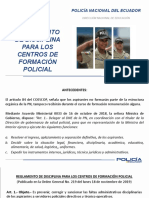 Presentacion Reglamento Disciplina Centros de Formación Policial