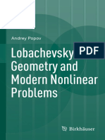 Andrey Popov (Auth.) - Lobachevsky Geometry and Modern Nonlinear Problems-Birkhäuser Basel (2014)