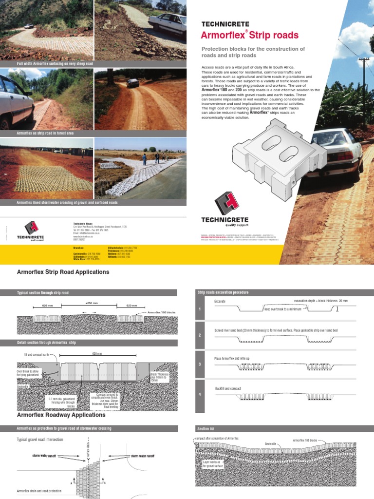 Armorflex Problocks | PDF | Road | Stormwater