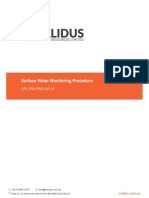 Calidus Resources Ltd. Surface Water Monitoring Procedure