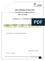 Tarea 4.5 - NOM-001-SEDE-2012