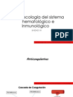 Farmacología Del Sistema Hematológico e Inmunológico: Unidad Vii