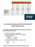 REVISI JADWAL Dan CARA PENDAFTARAN BIMBEL UKMPPD CBT BATCH II 2020 FK UWKS