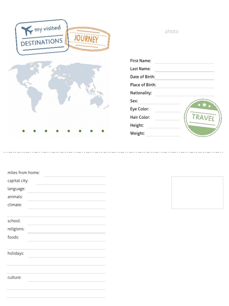 BLANK Passports Page PDF