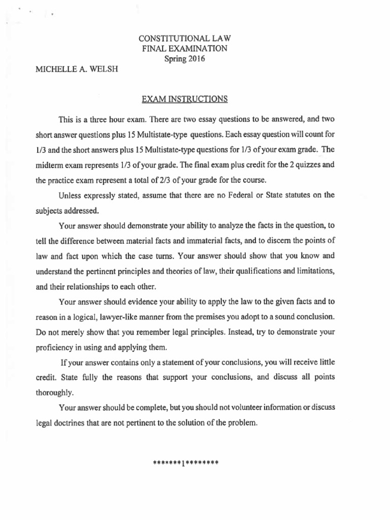 Mcl 3l constitutional law spring 2016 pdf