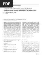 Download Agronomic and Environmental Aspects of Phosphate Fertilisers Varying in Source and Solubility an Update Review by Daniele Reis SN63942333 doc pdf