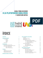 Manual para Acceder Y Verificar Datos: A La Plataforma Habilmind