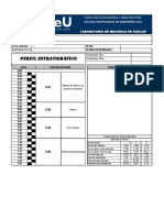 Perfil Estratigráfico: Escuela Profesional de Ingenierìa Civil