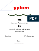 Dyplom: Dla Za