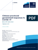 Chinese Provincial Government Responses To COVID-19: BSG-WP-2021/041