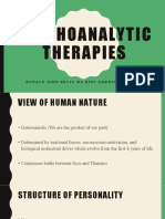 Psychoanalytic Therapies: Ronald John Recio Ma Rpsy Emdrprac Daaets