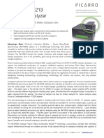 Picarro - A0213 IM-CRDS Datasheet - 130917